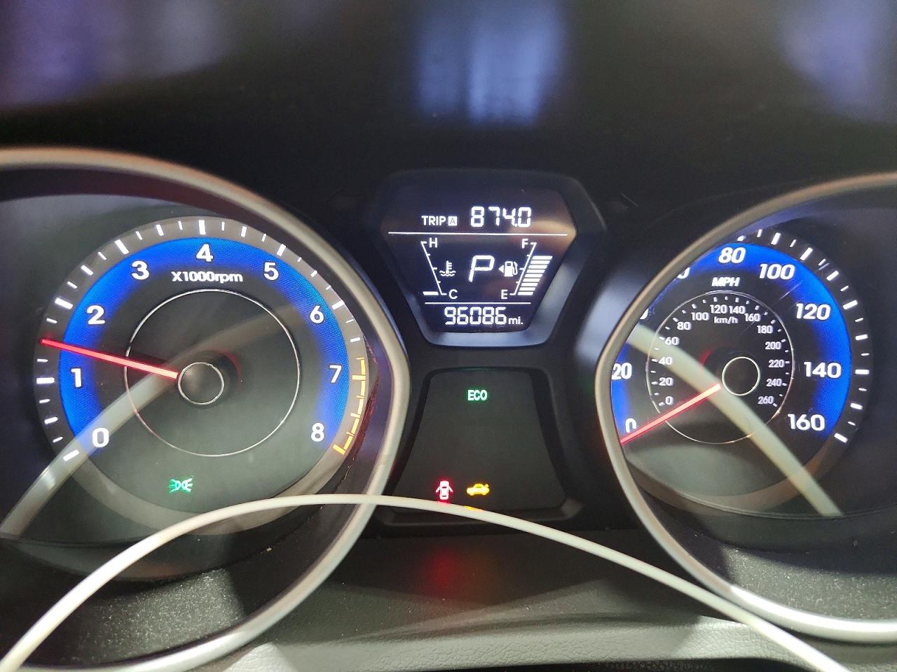2014 Hyundai Elantra Se Black vin: KMHDH4AE6EU029364