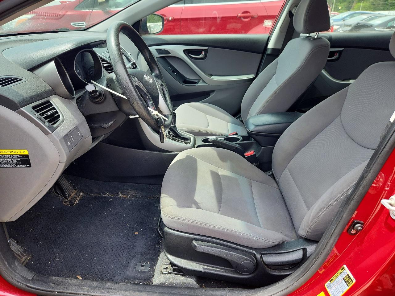 2014 Hyundai Elantra Se Red vin: KMHDH4AE6EU031311
