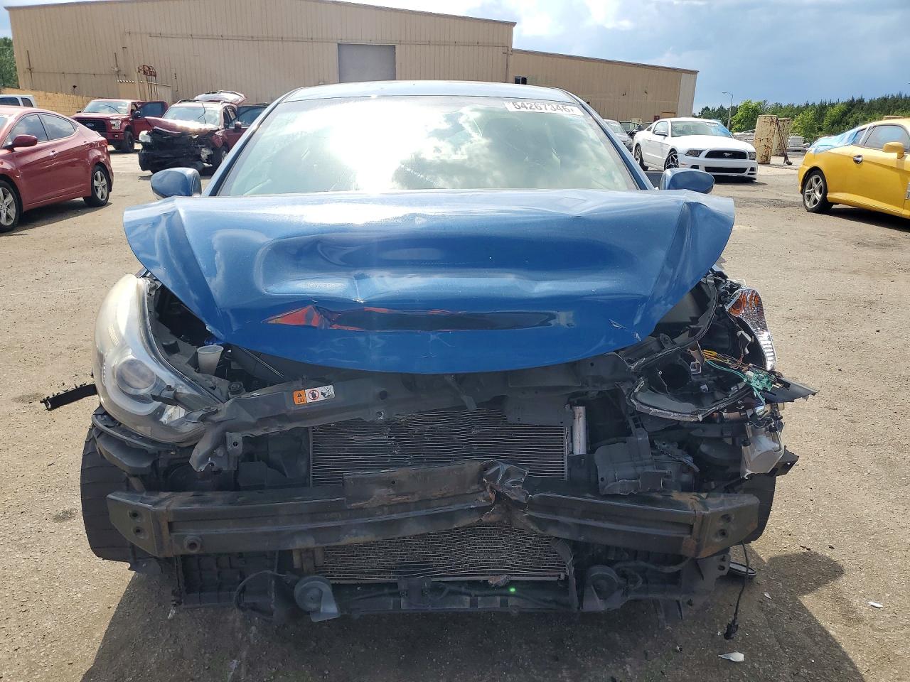 2014 Hyundai Elantra Limited Синий vin: KMHDH4AE6EU042549