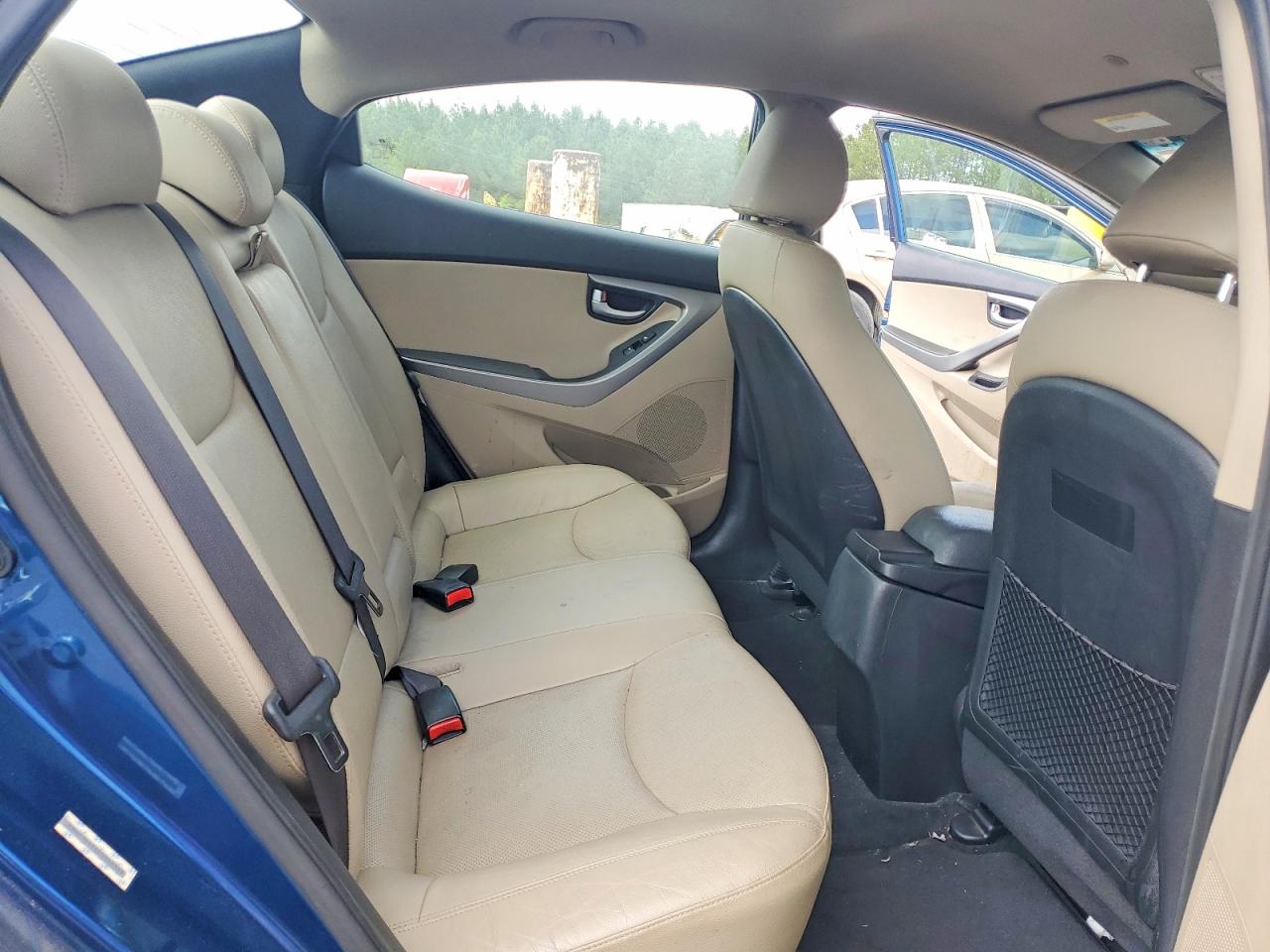 2014 Hyundai Elantra Limited Синий vin: KMHDH4AE6EU042549
