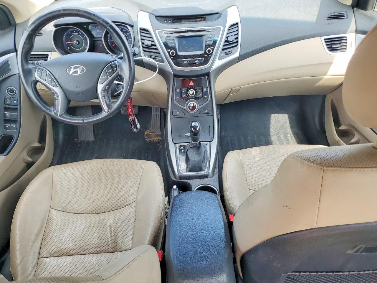 2014 Hyundai Elantra Limited Синий vin: KMHDH4AE6EU042549