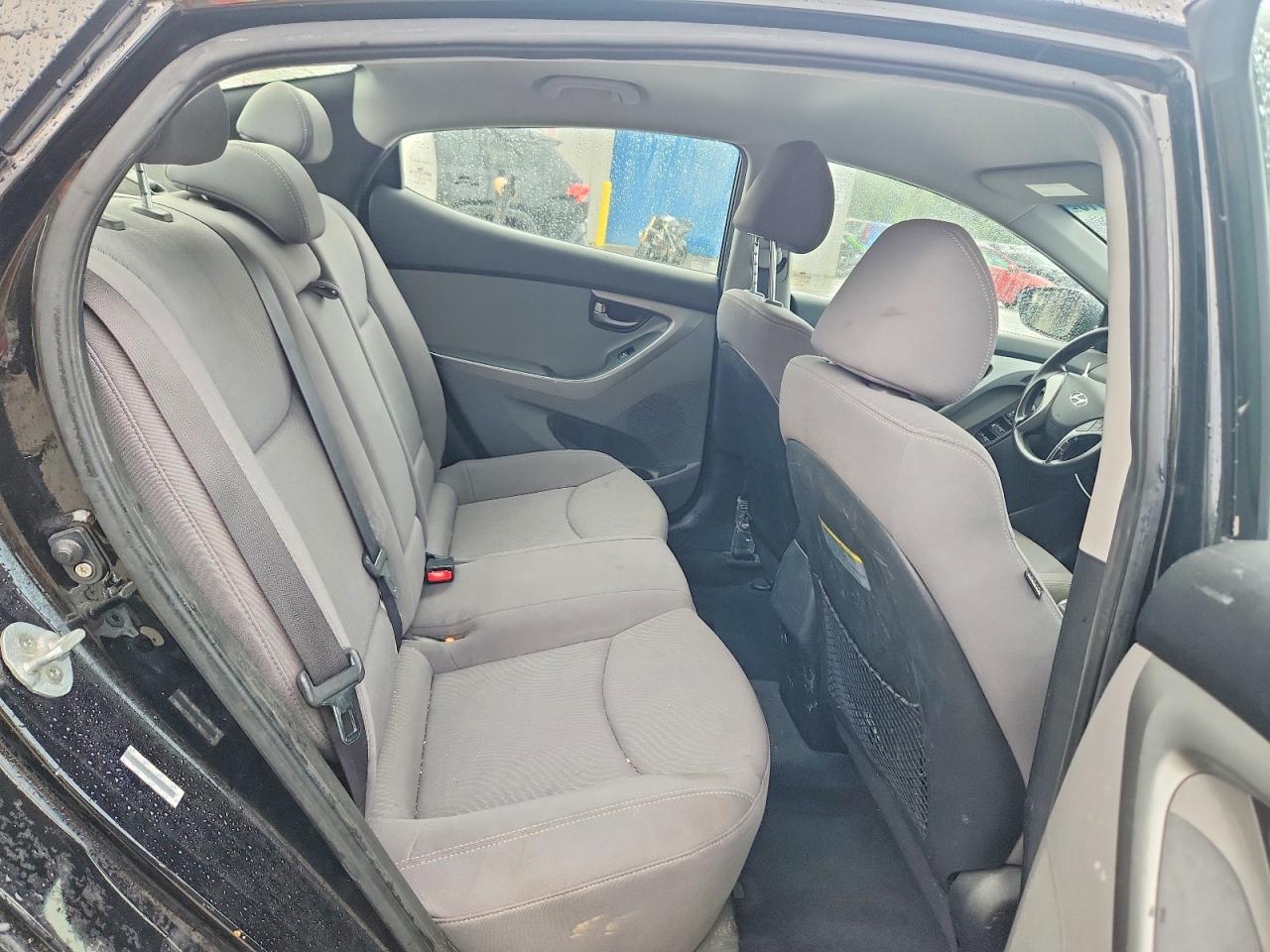 2014 Hyundai Elantra Se Black vin: KMHDH4AE6EU057083