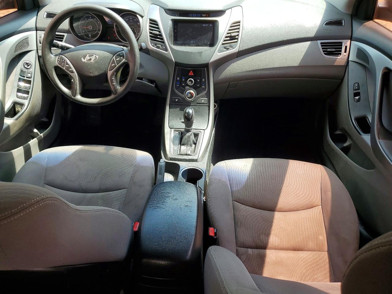 2014 Hyundai Elantra Se Black vin: KMHDH4AE6EU062395