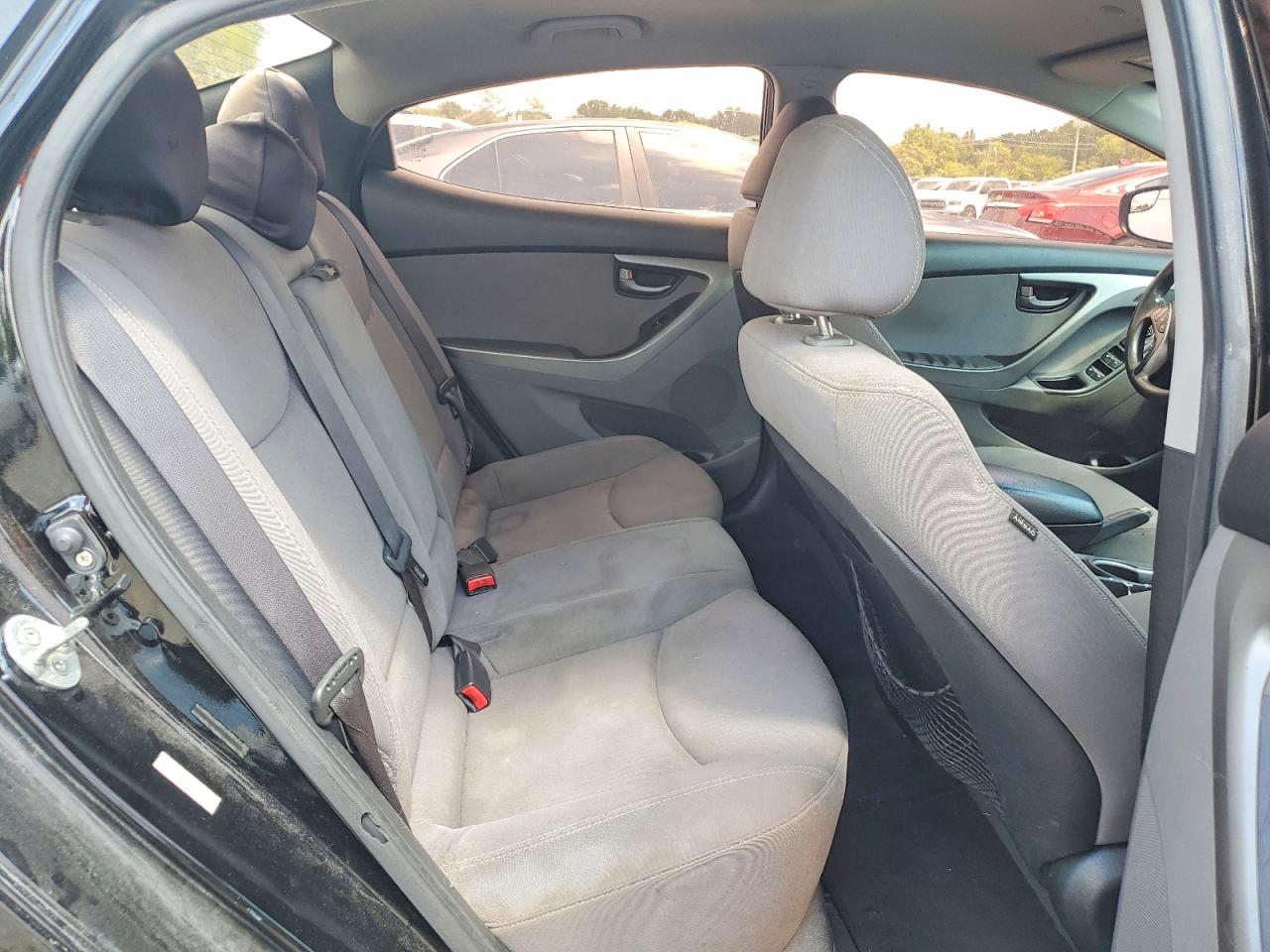 2014 Hyundai Elantra Se Black vin: KMHDH4AE6EU062395