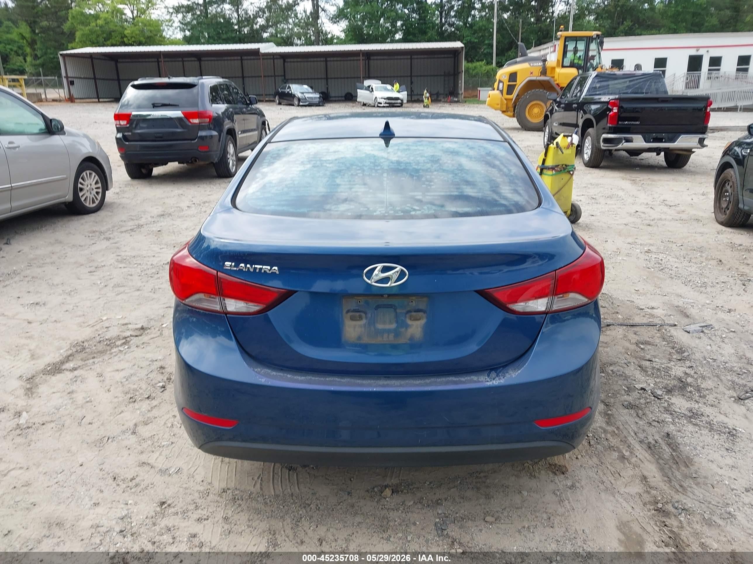 2014 Hyundai Elantra Se Blue vin: KMHDH4AE6EU083134