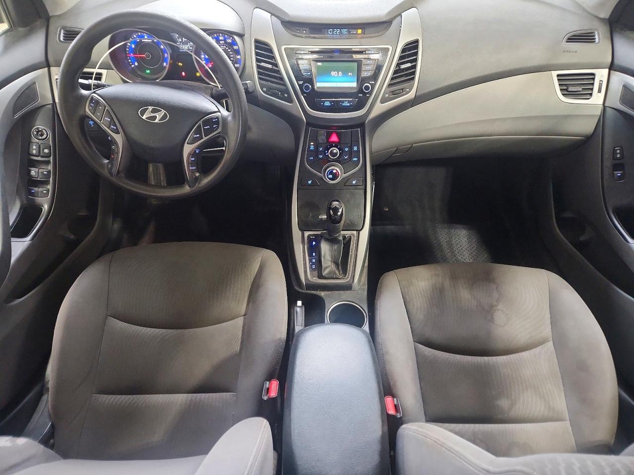 2014 Hyundai Elantra Se Silver vin: KMHDH4AE6EU086812