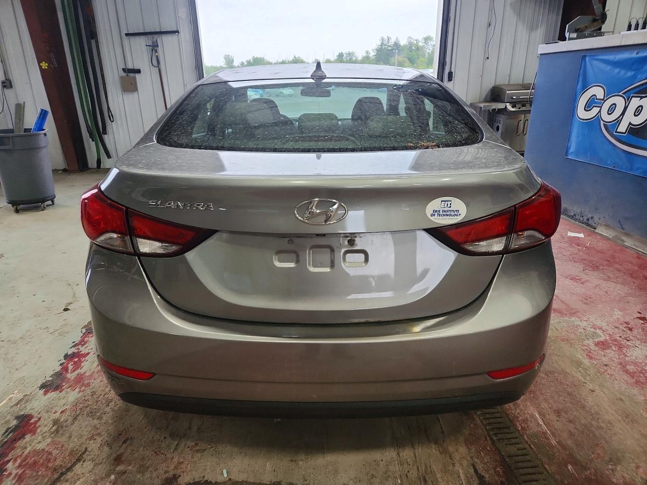 2014 Hyundai Elantra Se Silver vin: KMHDH4AE6EU086812