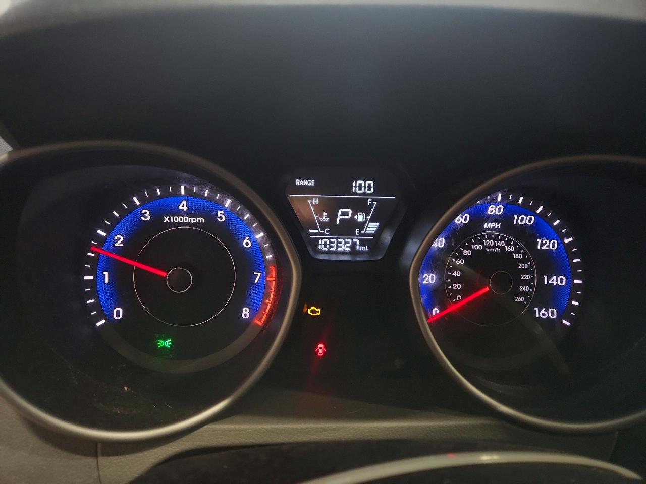 2014 Hyundai Elantra Se Silver vin: KMHDH4AE6EU086812