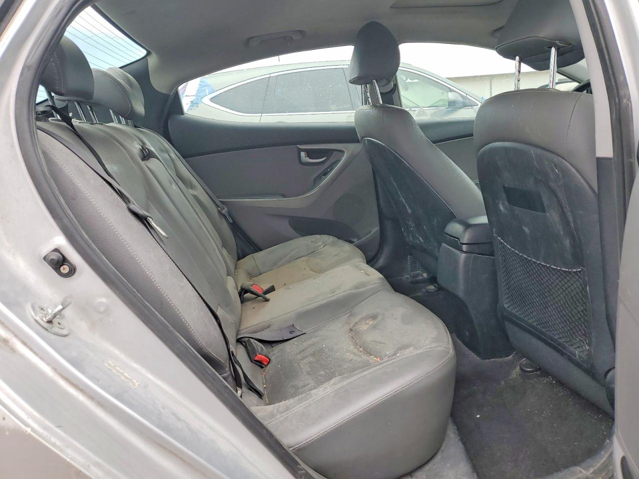 2014 Hyundai Elantra Gray vin: KMHDH4AE6EU088429