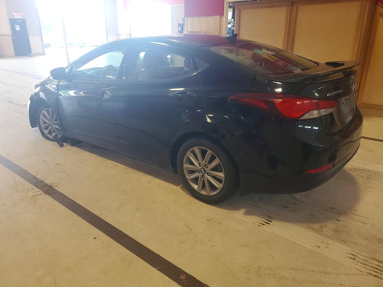 2014 Hyundai Elantra Se Black vin: KMHDH4AE6EU090536