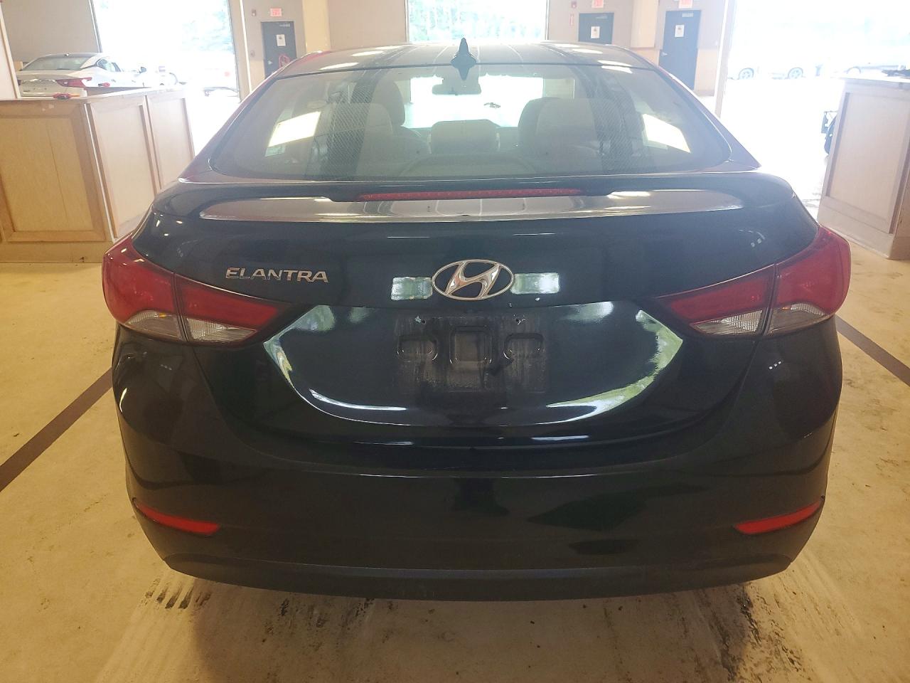 2014 Hyundai Elantra Se Black vin: KMHDH4AE6EU090536