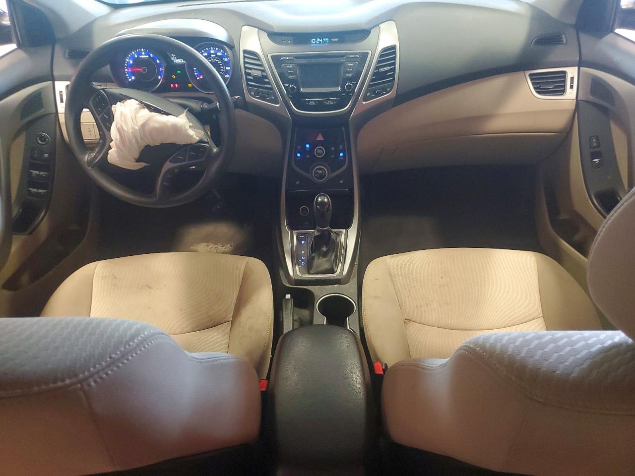 2014 Hyundai Elantra Se Black vin: KMHDH4AE6EU090536