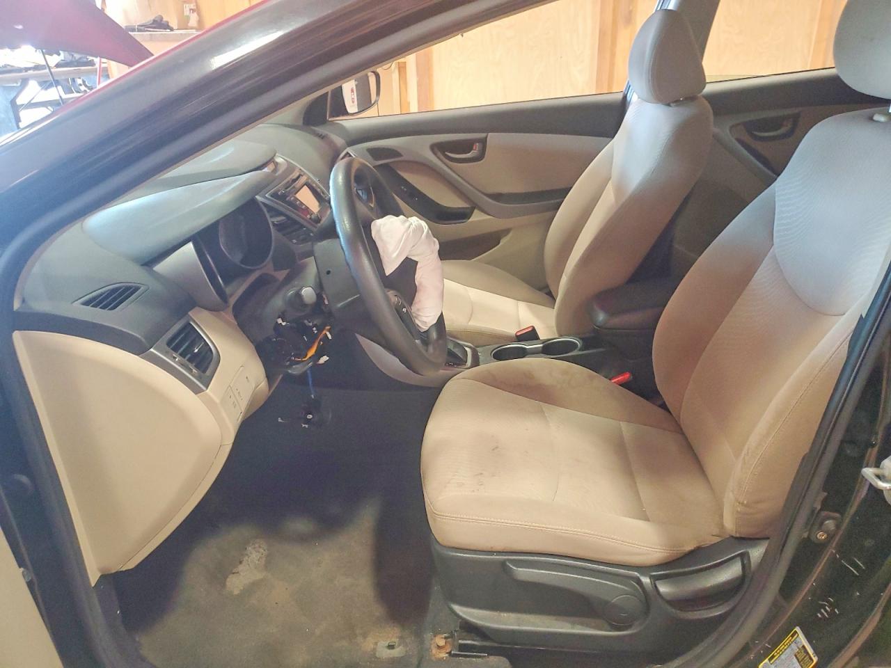 2014 Hyundai Elantra Se Black vin: KMHDH4AE6EU090536