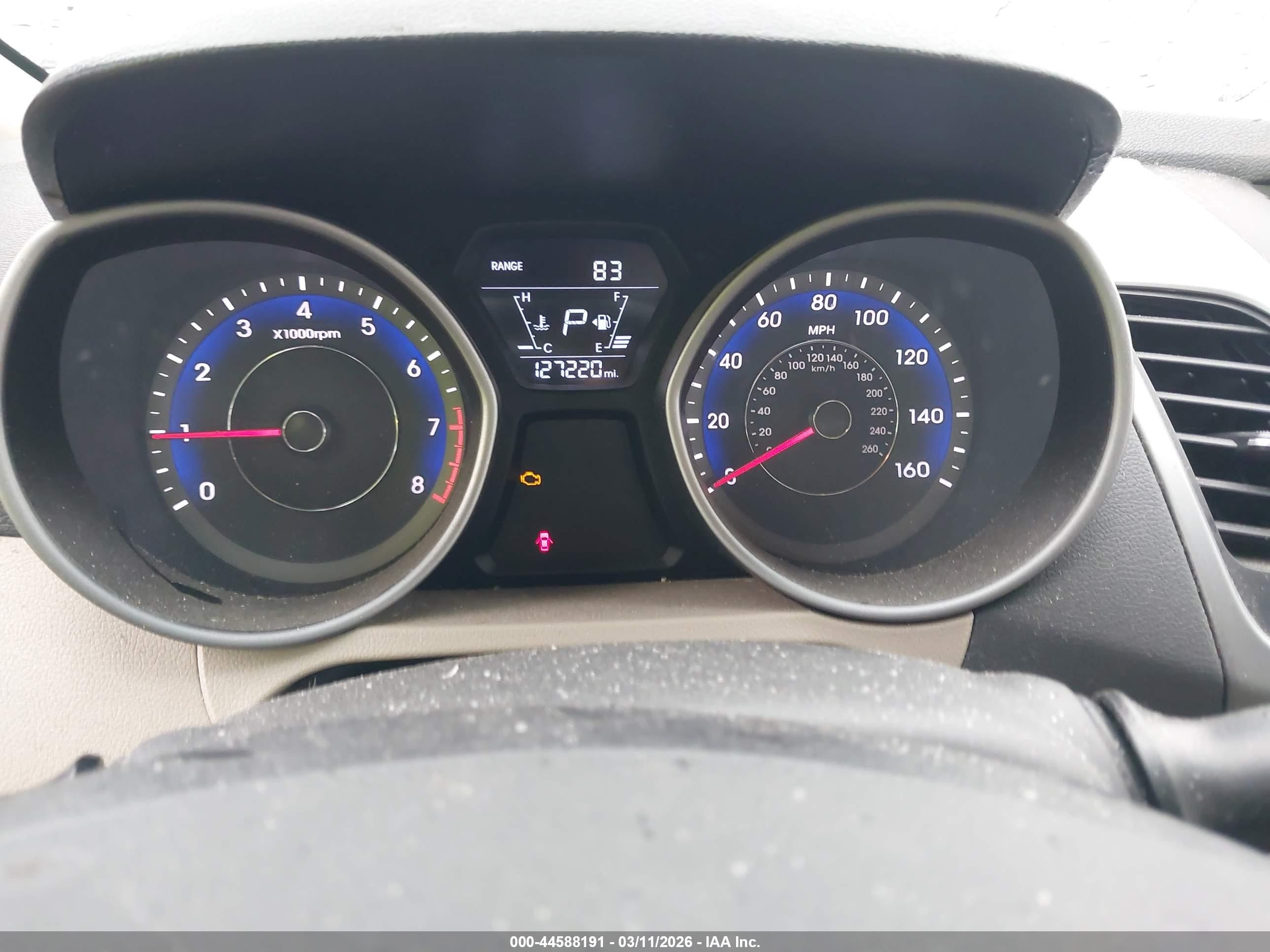 2014 Hyundai Elantra Se Black vin: KMHDH4AE6EU093680