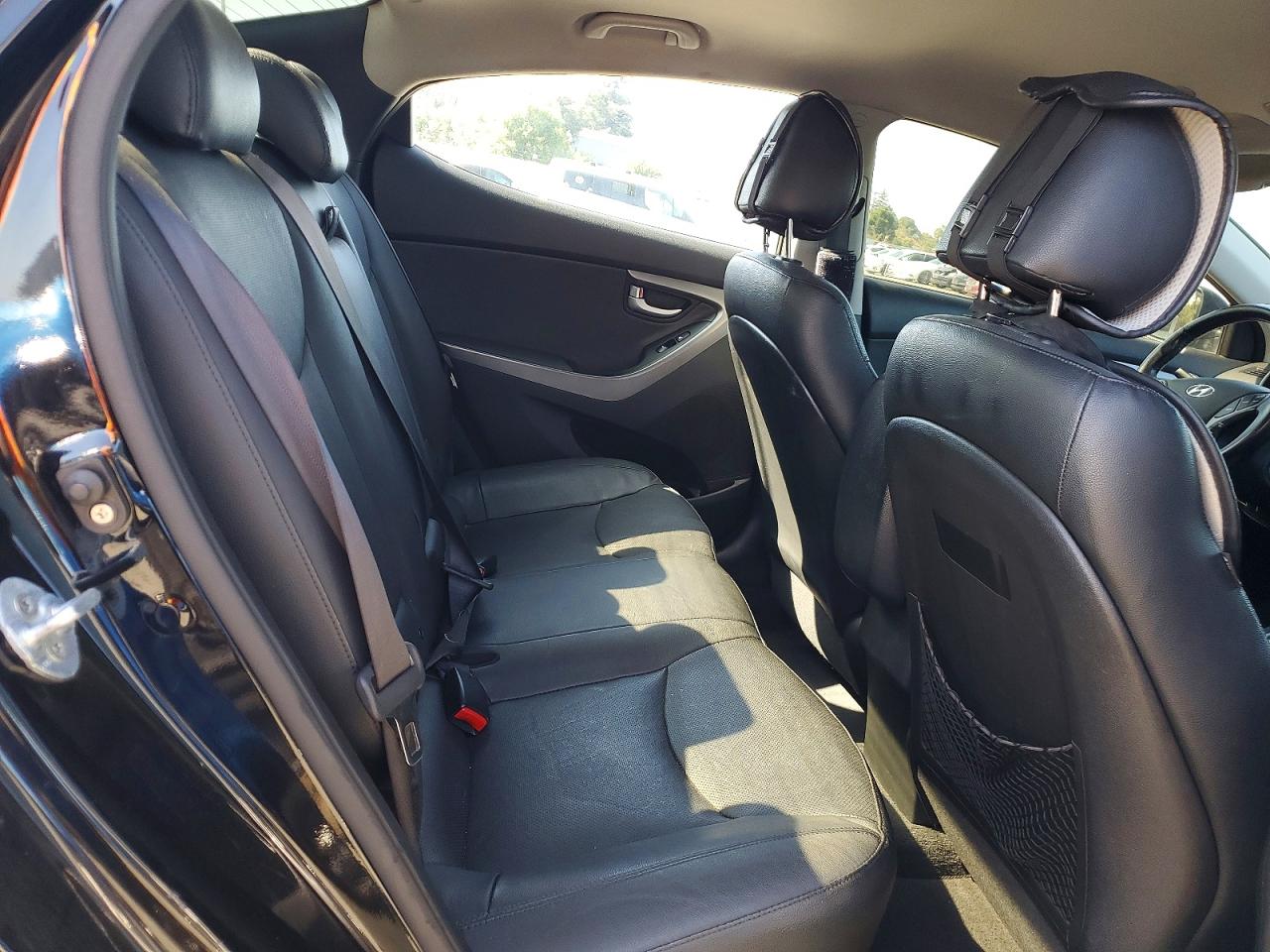 2014 Hyundai Elantra Limited Черный vin: KMHDH4AE6EU109473