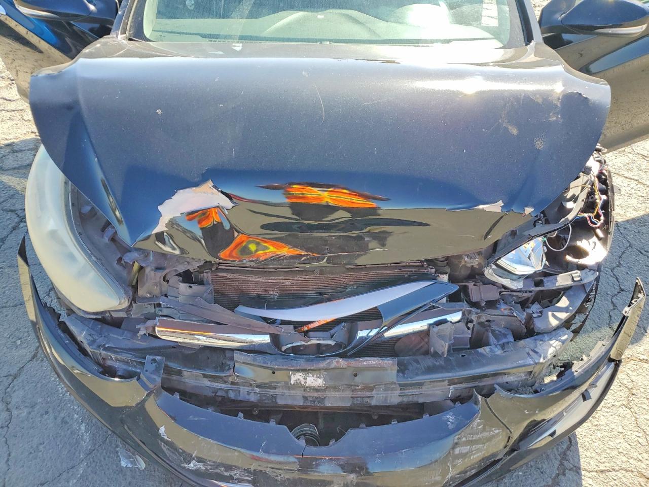 2014 Hyundai Elantra Limited Черный vin: KMHDH4AE6EU109473