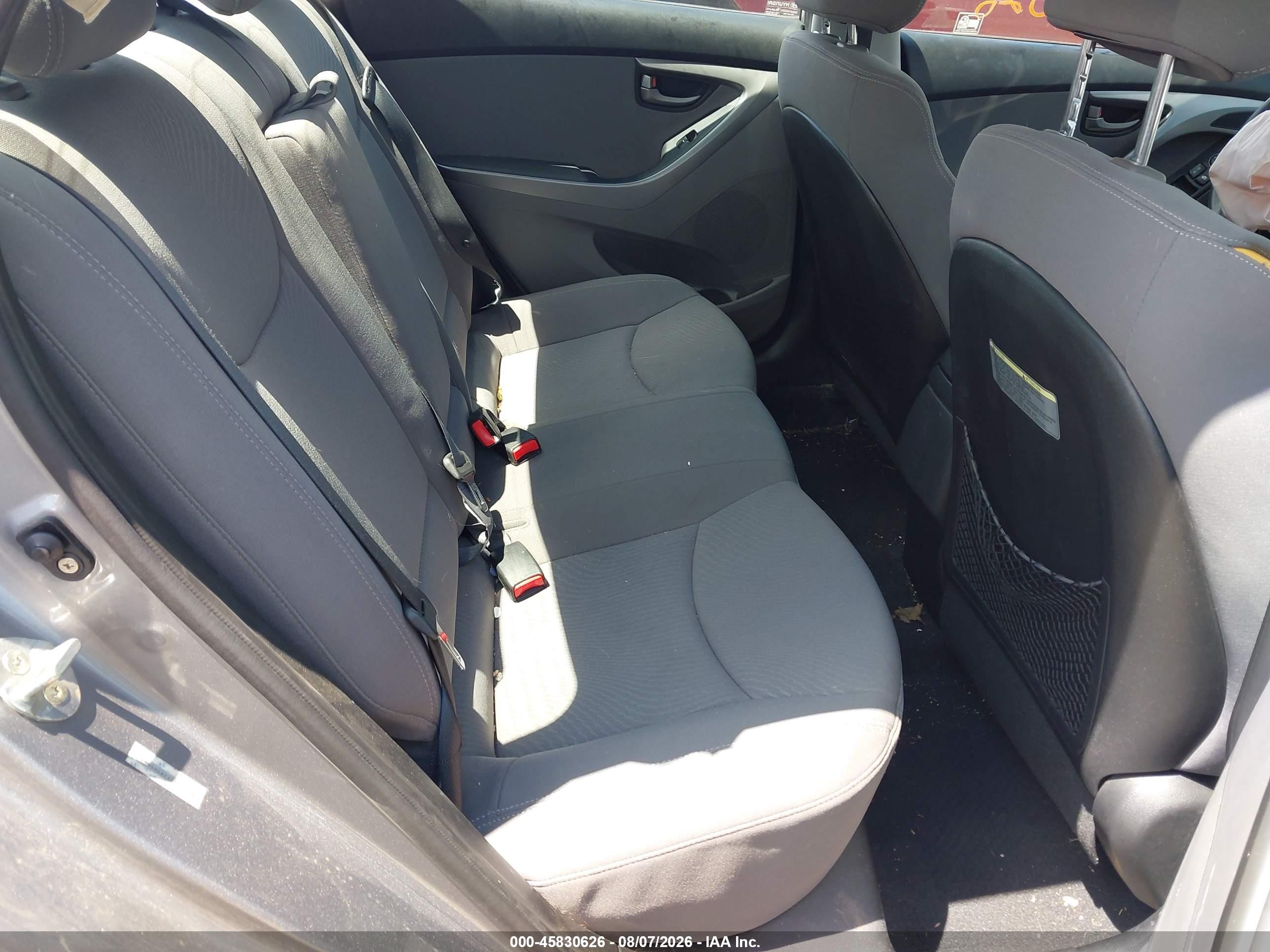 2014 Hyundai Elantra Se Silver vin: KMHDH4AE6EU122630