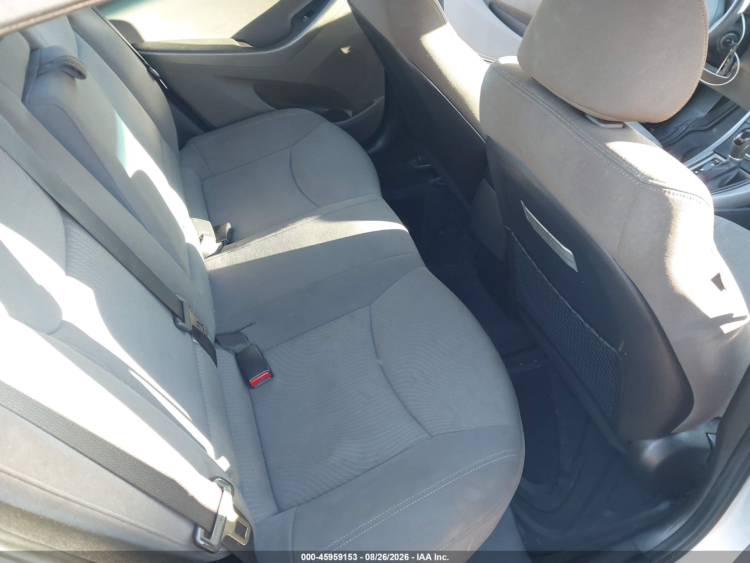 2014 Hyundai Elantra Se Silver vin: KMHDH4AE6EU140836