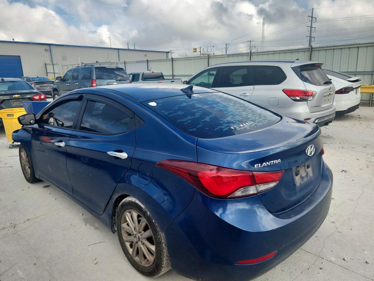 2014 Hyundai Elantra Se Blue vin: KMHDH4AE6EU159242