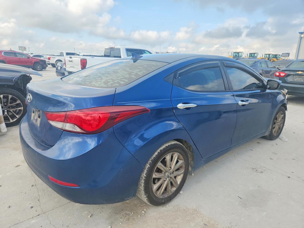 2014 Hyundai Elantra Se Blue vin: KMHDH4AE6EU159242