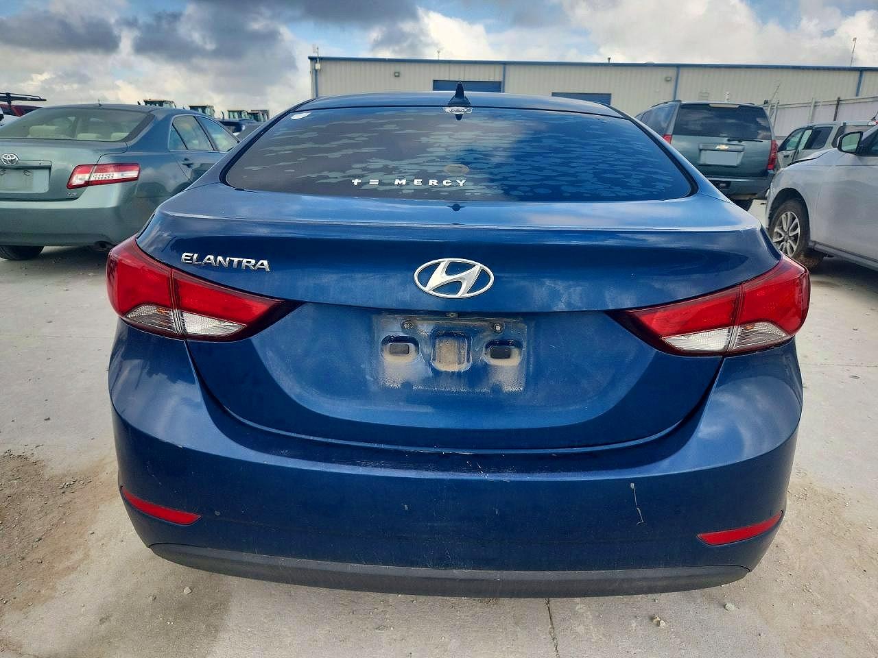 2014 Hyundai Elantra Se Blue vin: KMHDH4AE6EU159242