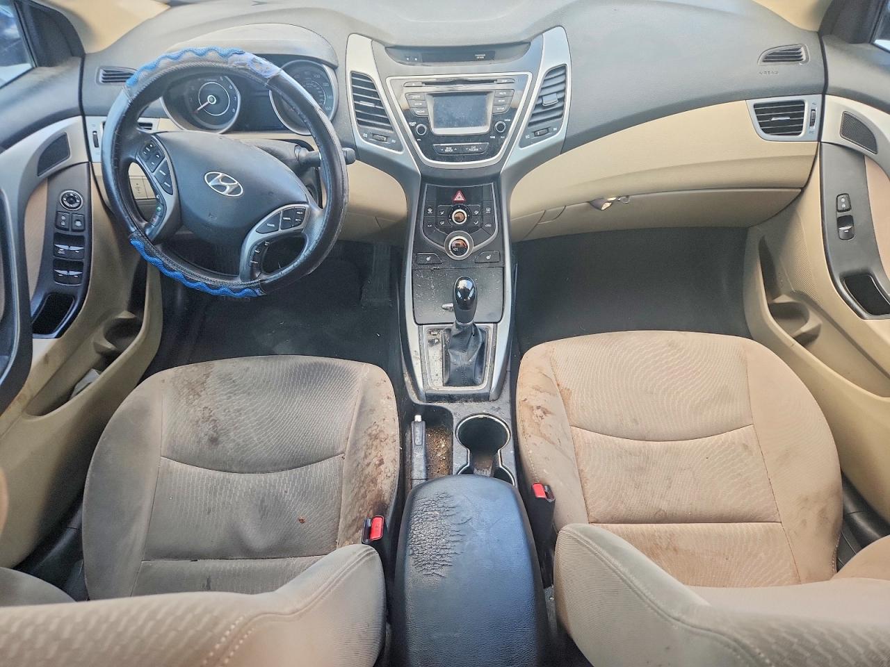 2014 Hyundai Elantra Se Blue vin: KMHDH4AE6EU159242