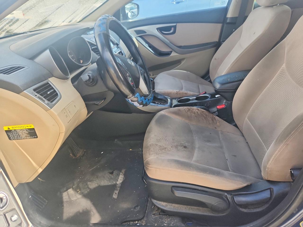 2014 Hyundai Elantra Se Blue vin: KMHDH4AE6EU159242