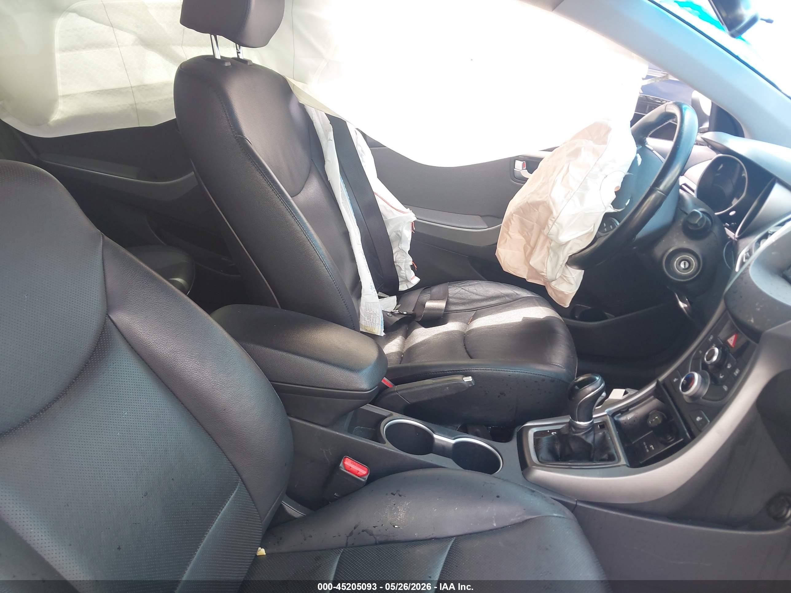 2014 Hyundai Elantra Limited Silver vin: KMHDH4AE6EU163758