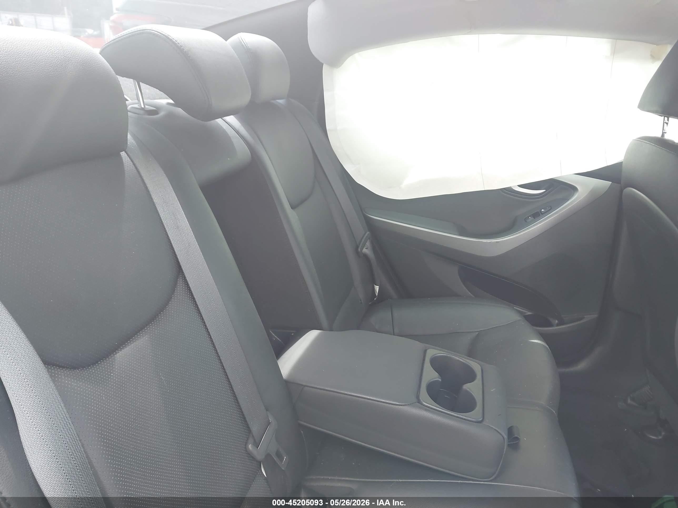 2014 Hyundai Elantra Limited Silver vin: KMHDH4AE6EU163758