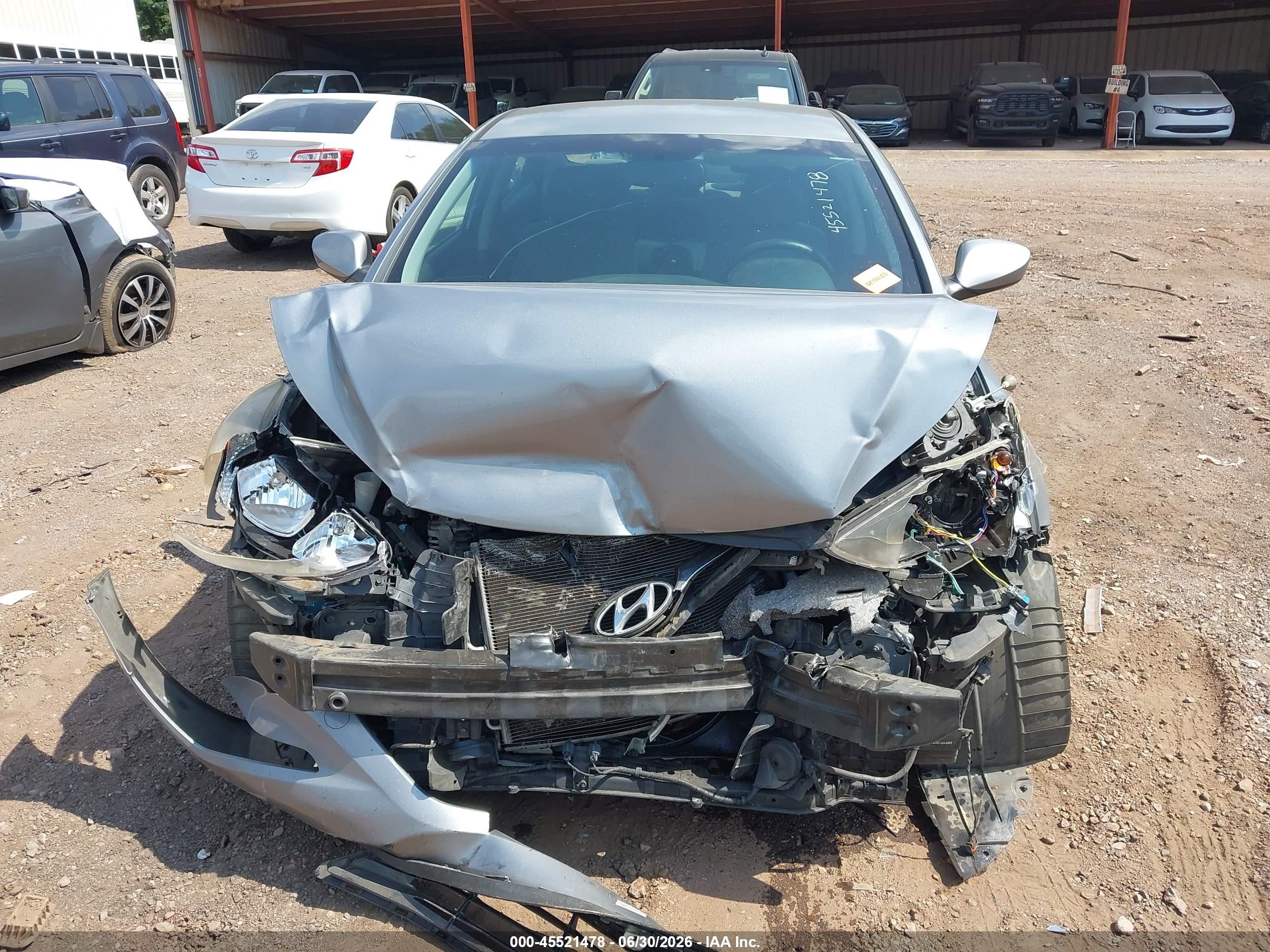 2014 Hyundai Elantra Se Gray vin: KMHDH4AE6EU165462