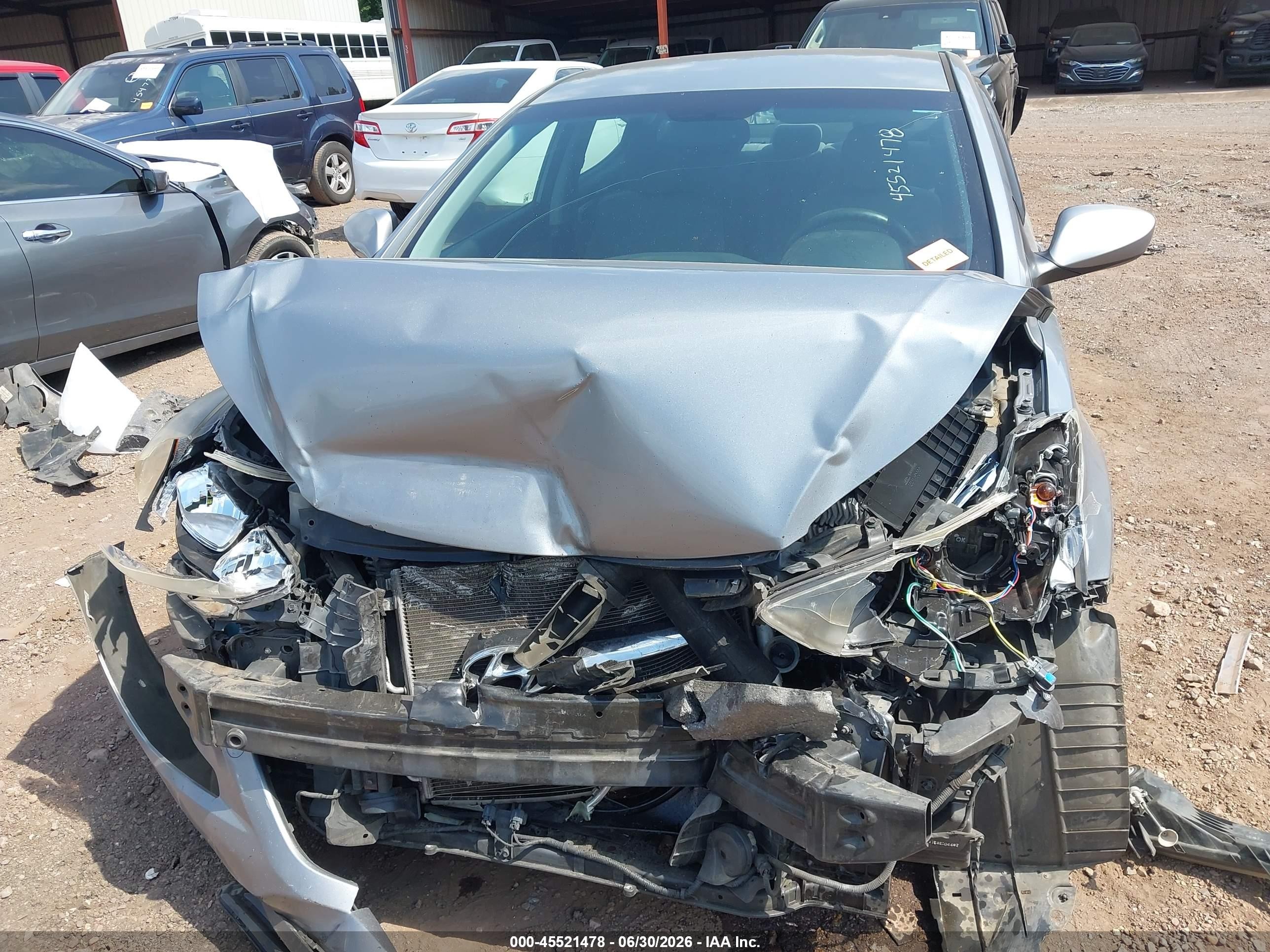 2014 Hyundai Elantra Se Gray vin: KMHDH4AE6EU165462