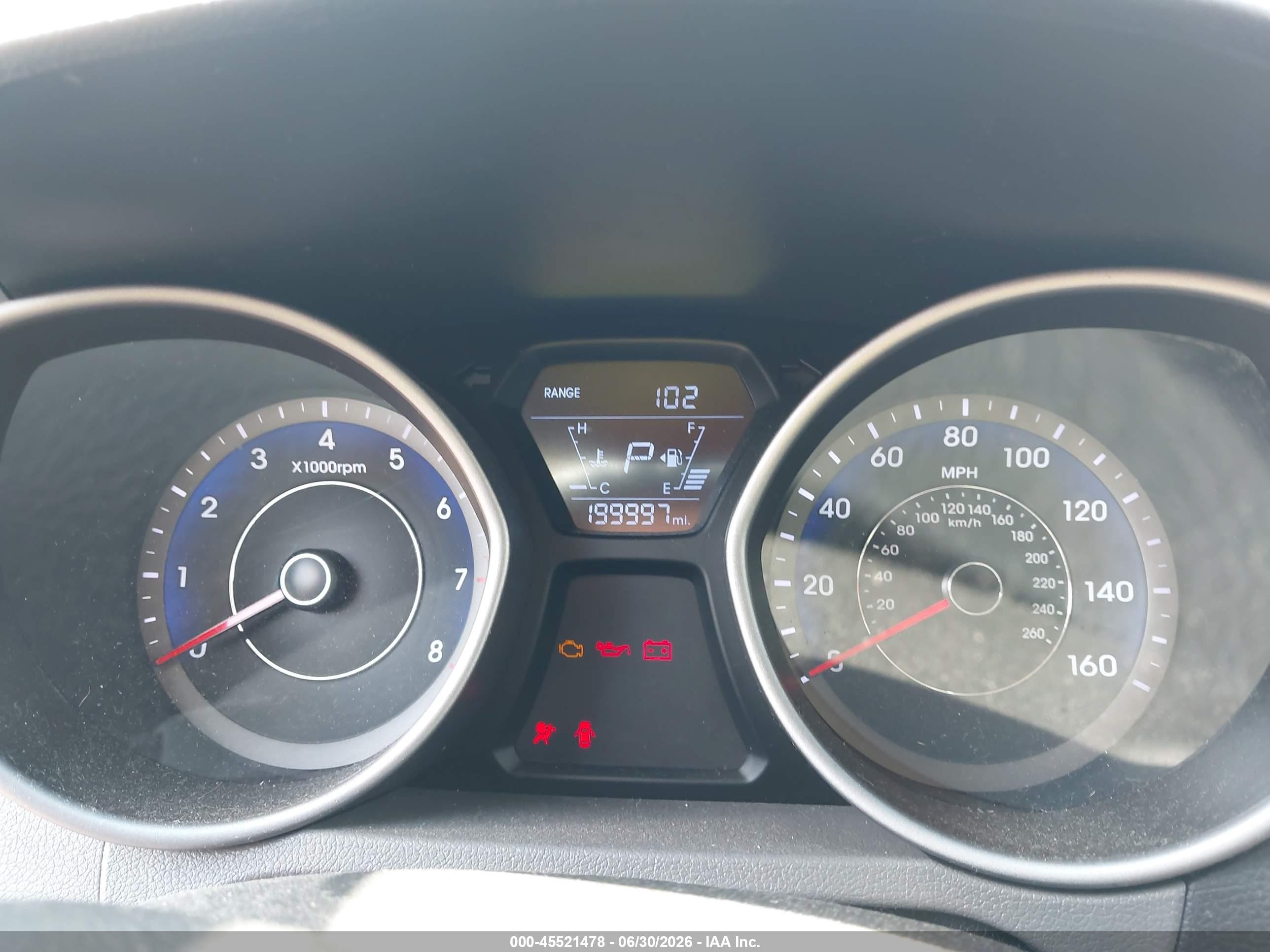 2014 Hyundai Elantra Se Gray vin: KMHDH4AE6EU165462