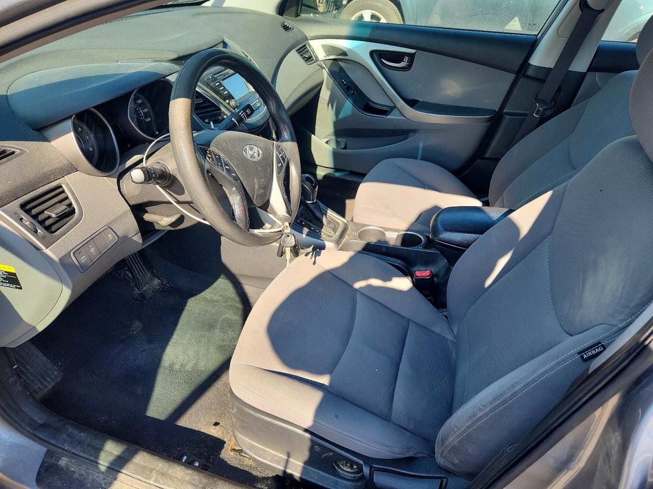 2014 Hyundai Elantra Se Silver vin: KMHDH4AE6EU166255