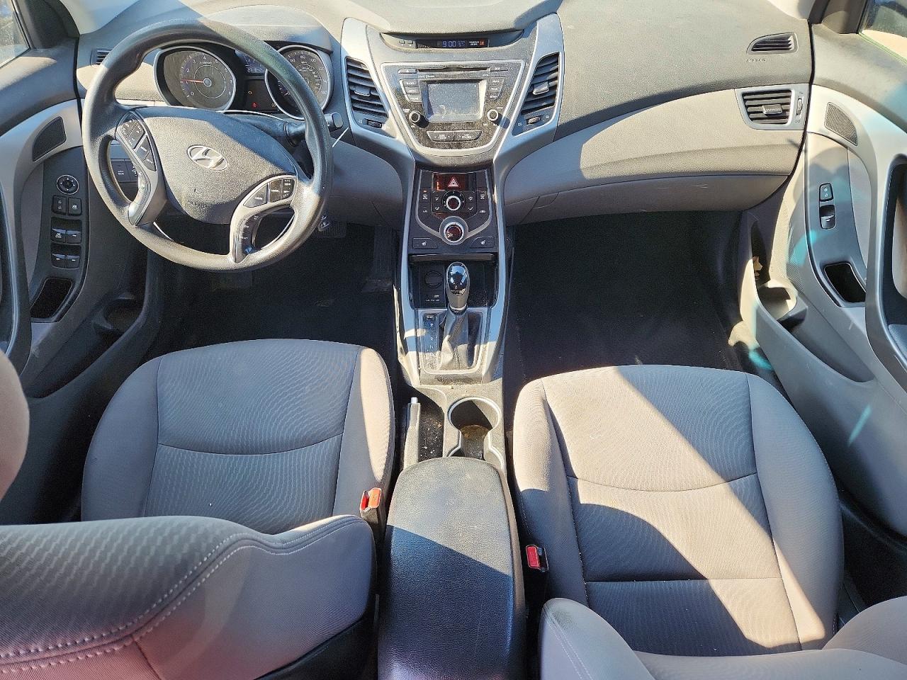 2014 Hyundai Elantra Se Silver vin: KMHDH4AE6EU166255