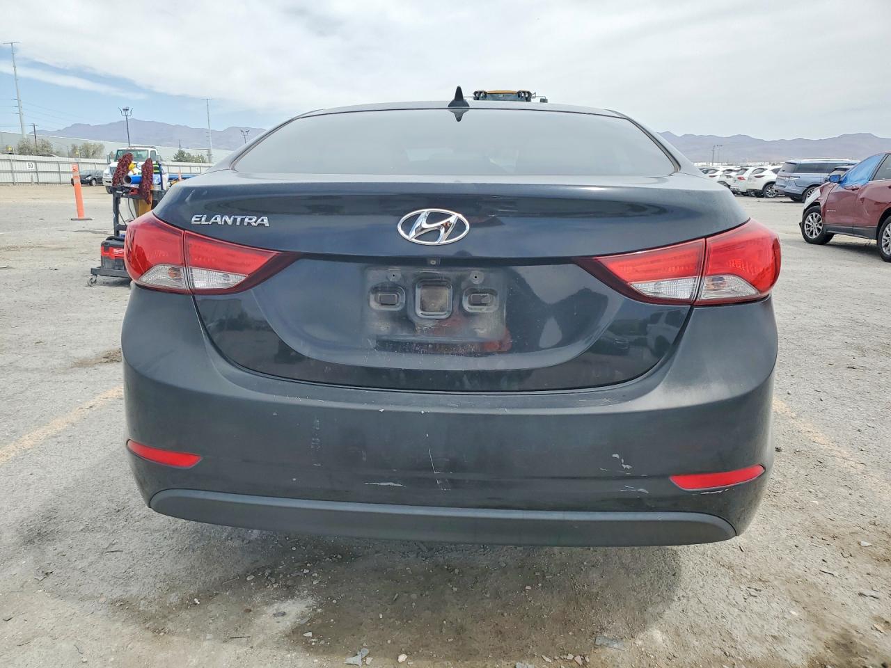 2014 Hyundai Elantra Se Black vin: KMHDH4AE6EU170208