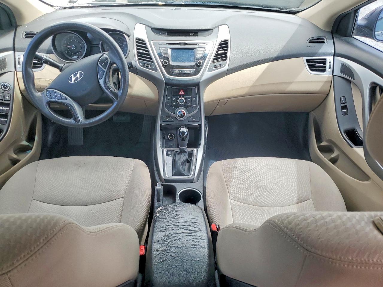 2014 Hyundai Elantra Se Black vin: KMHDH4AE6EU170208