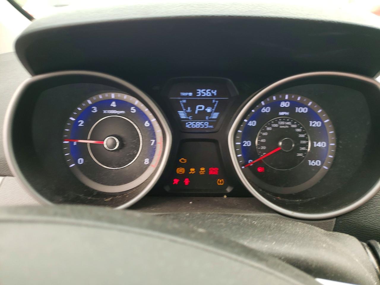 2014 Hyundai Elantra Se Синий vin: KMHDH4AE6EU179460