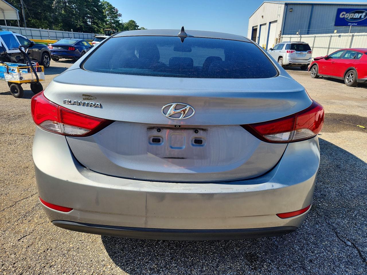 2014 Hyundai Elantra Se Серебряный vin: KMHDH4AE6EU202770