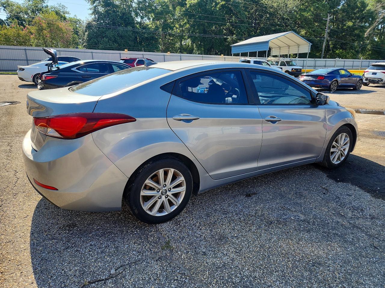 2014 Hyundai Elantra Se Серебряный vin: KMHDH4AE6EU202770