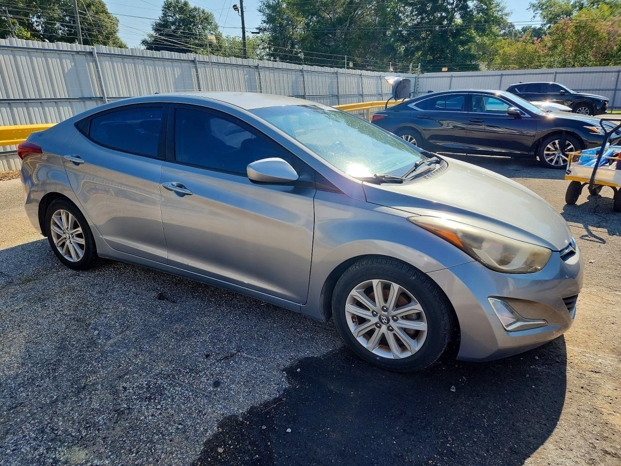 2014 Hyundai Elantra Se Серебряный vin: KMHDH4AE6EU202770