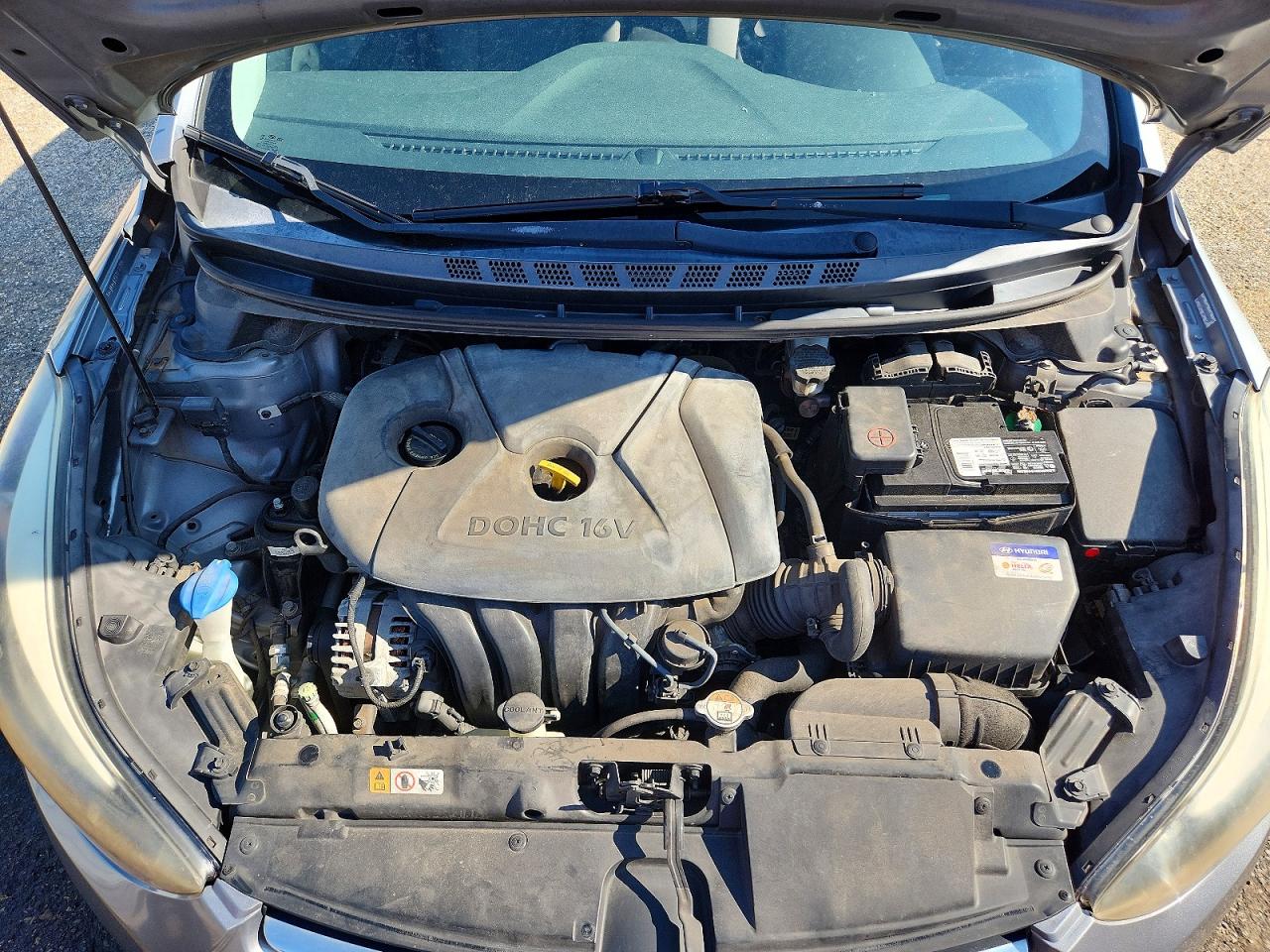 2014 Hyundai Elantra Se Серебряный vin: KMHDH4AE6EU202770