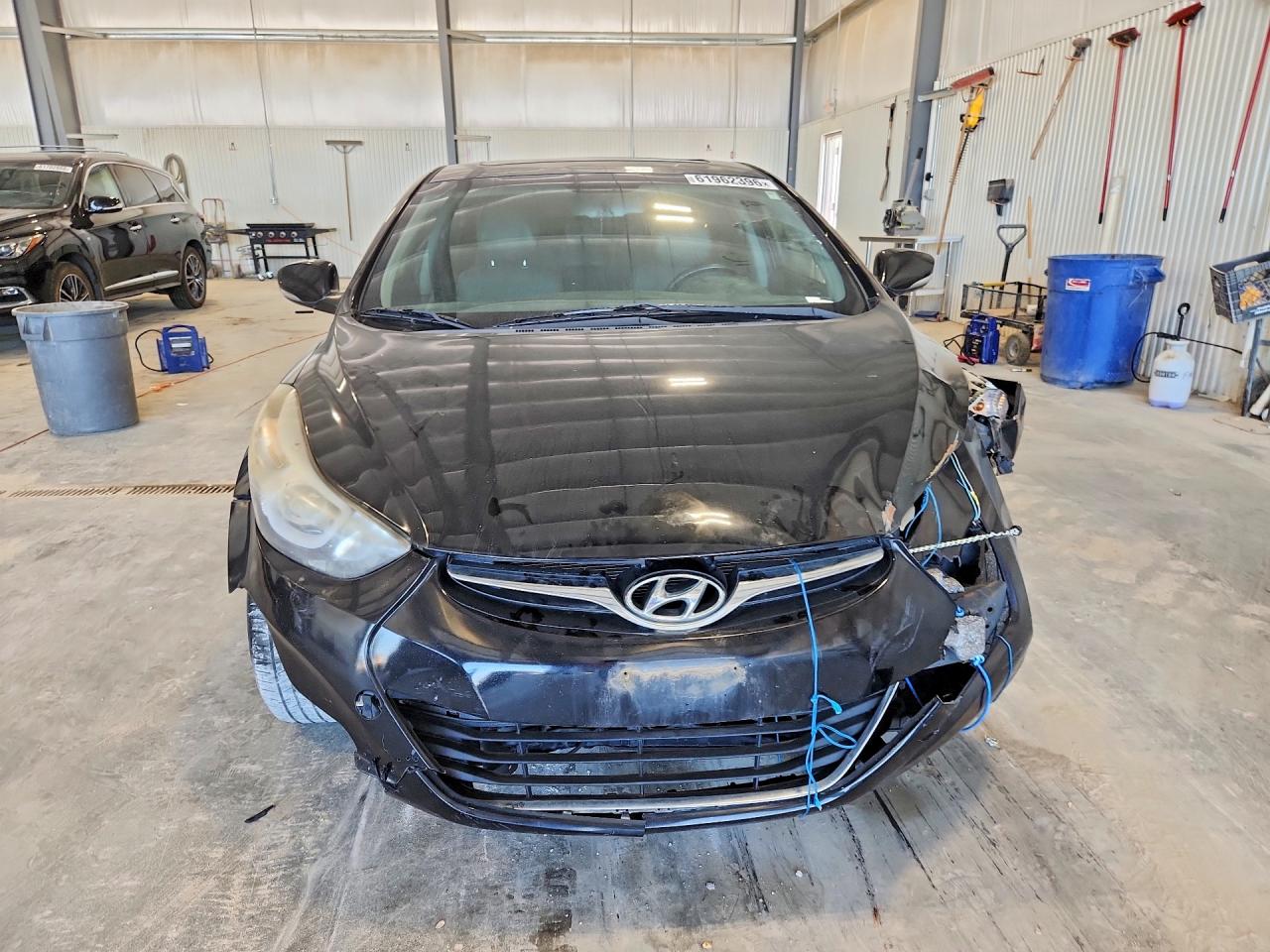 2014 Hyundai Elantra Limited Black vin: KMHDH4AE6EU214076