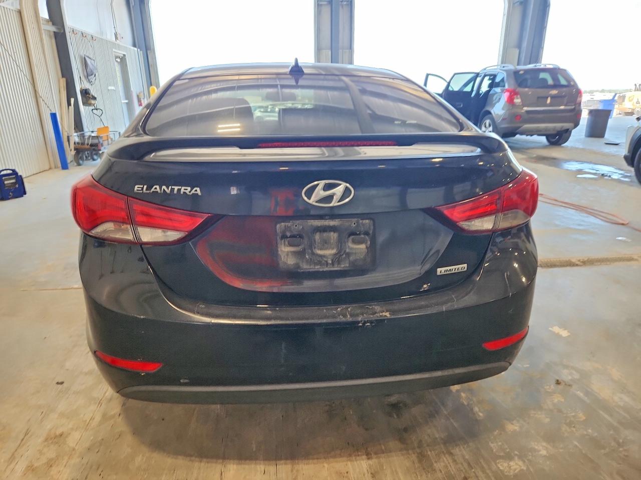 2014 Hyundai Elantra Limited Black vin: KMHDH4AE6EU214076