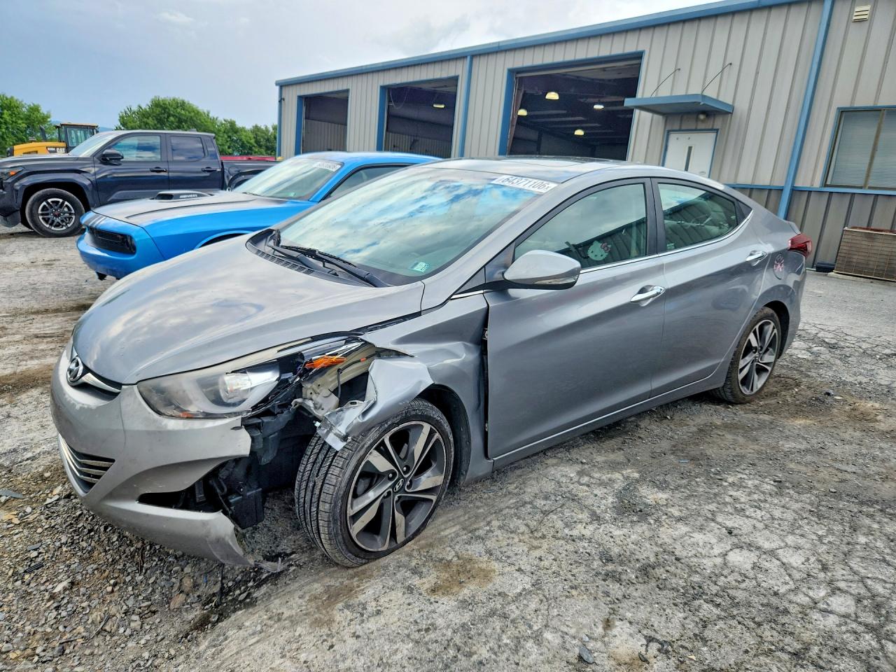 2015 Hyundai Elantra Limited Silver vin: KMHDH4AE6FU222969