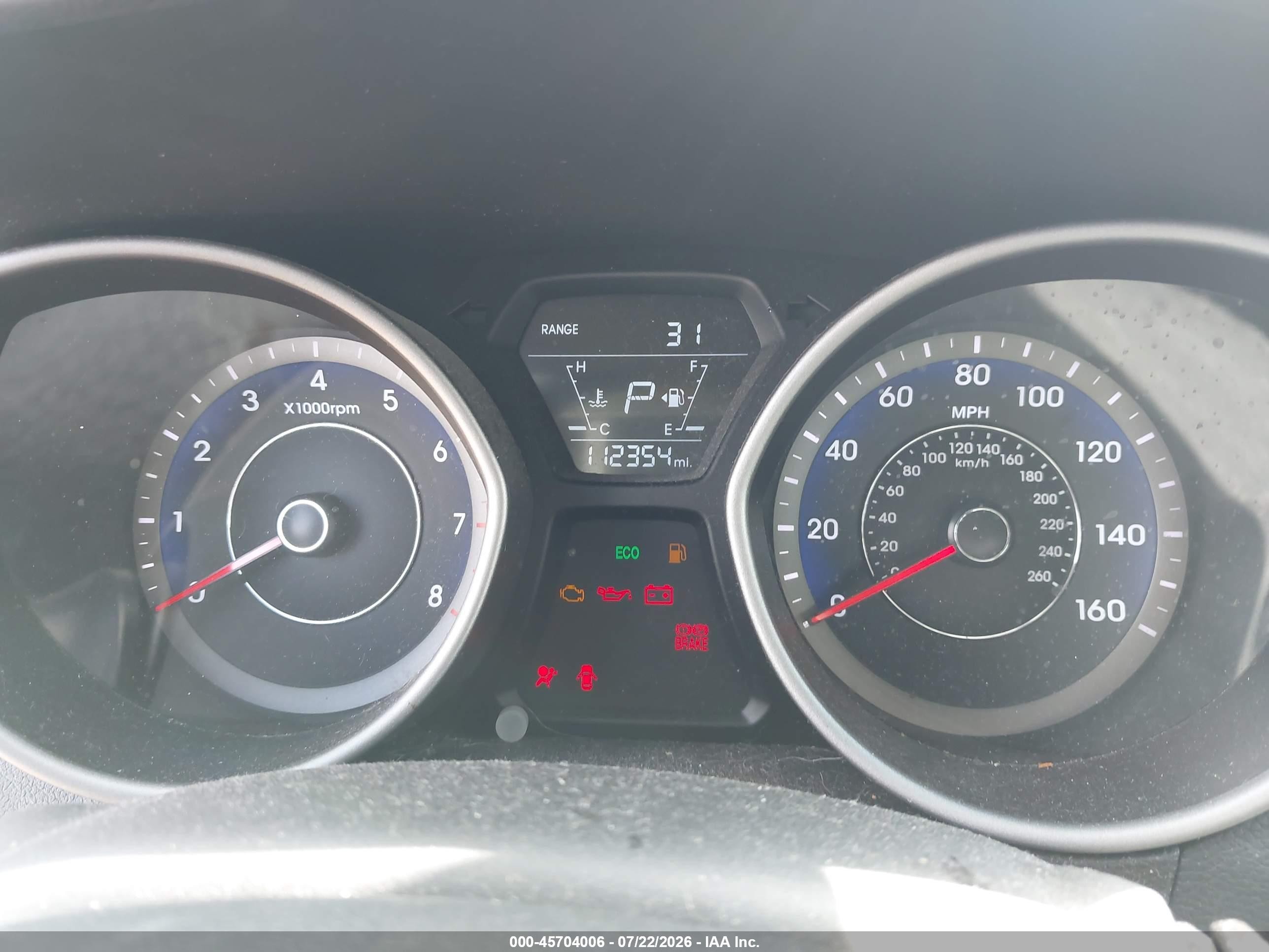 2015 Hyundai Elantra Se Silver vin: KMHDH4AE6FU232076