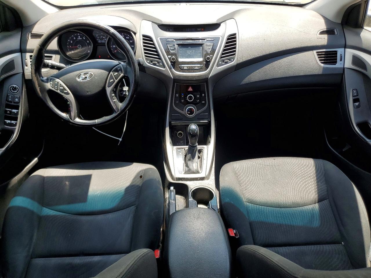 2015 Hyundai Elantra Se Silver vin: KMHDH4AE6FU240260