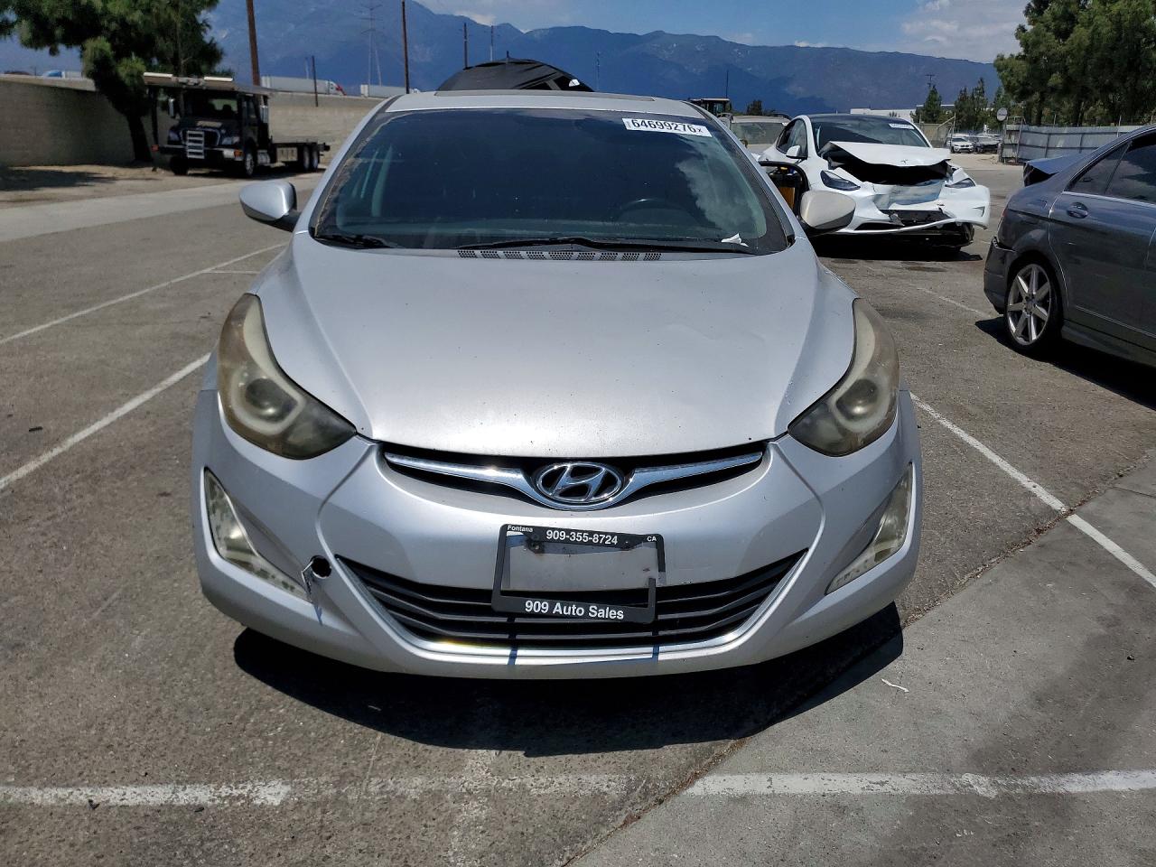 2015 Hyundai Elantra Se Silver vin: KMHDH4AE6FU240260