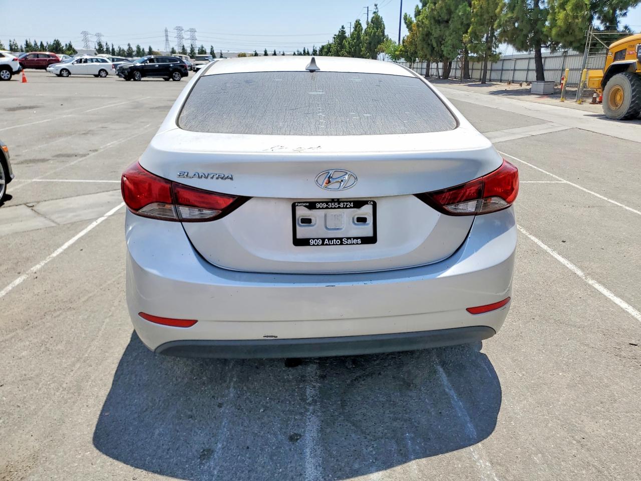 2015 Hyundai Elantra Se Silver vin: KMHDH4AE6FU240260
