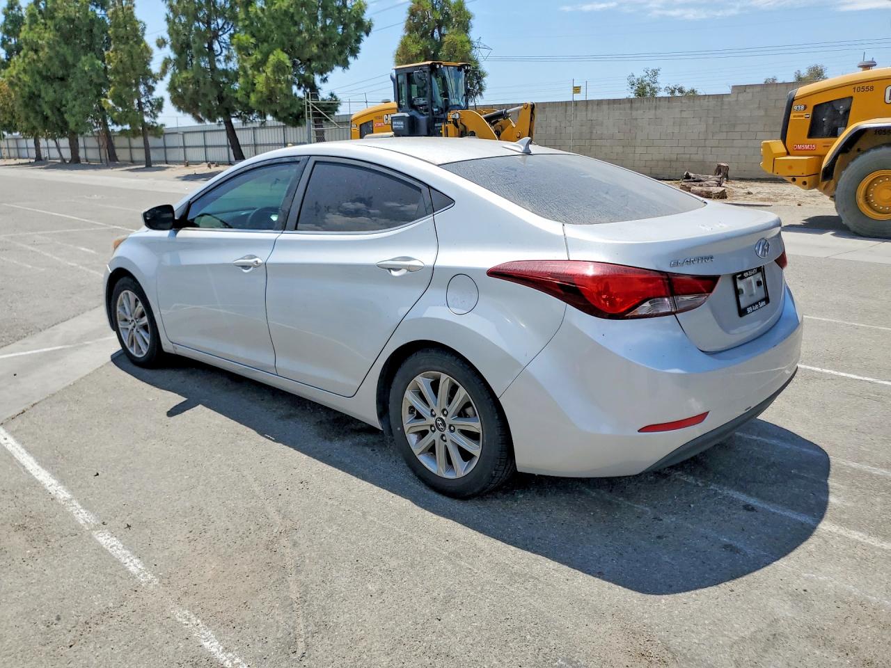 2015 Hyundai Elantra Se Silver vin: KMHDH4AE6FU240260