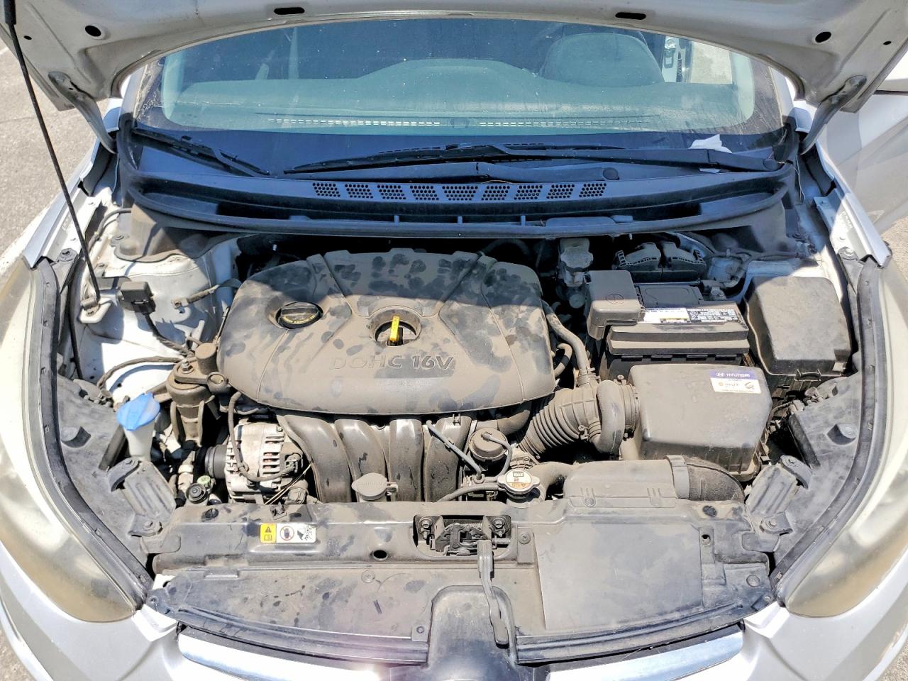 2015 Hyundai Elantra Se Silver vin: KMHDH4AE6FU240260
